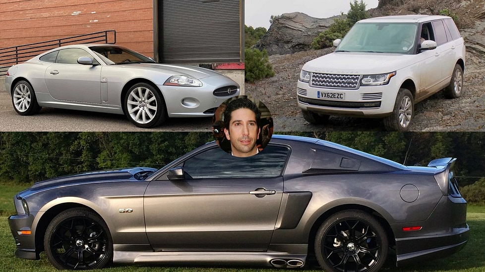 Here is The Amazing Car Collection David Schwimmer from FRIENDS