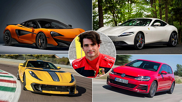 Ferrari F1 Driver Carlos Sainz Has A “Gifted” Car Collection
