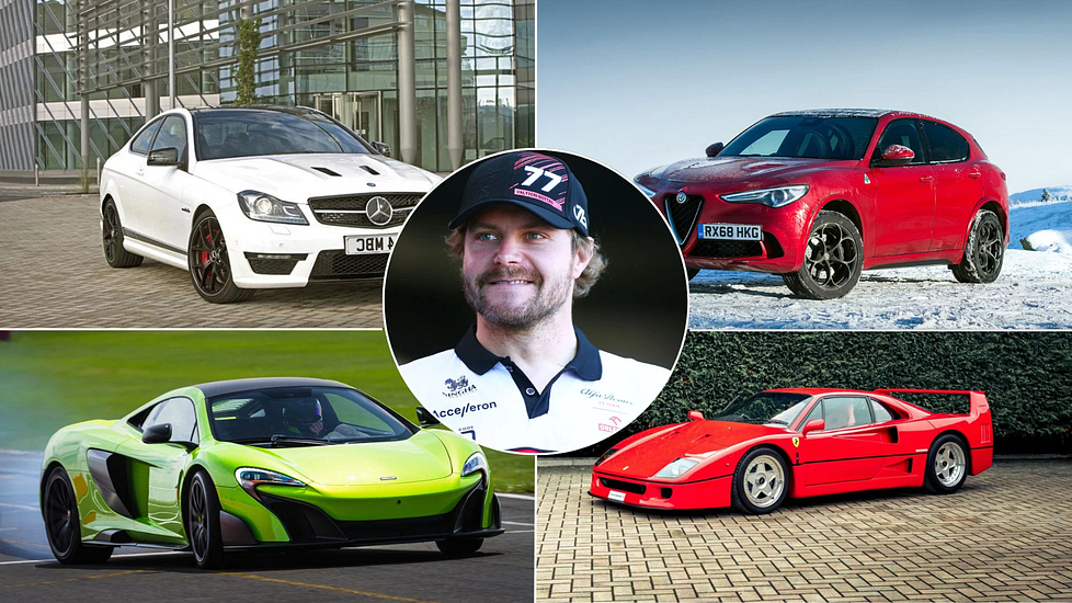 Here’s The Impressive Car Collection of Valtteri Bottas