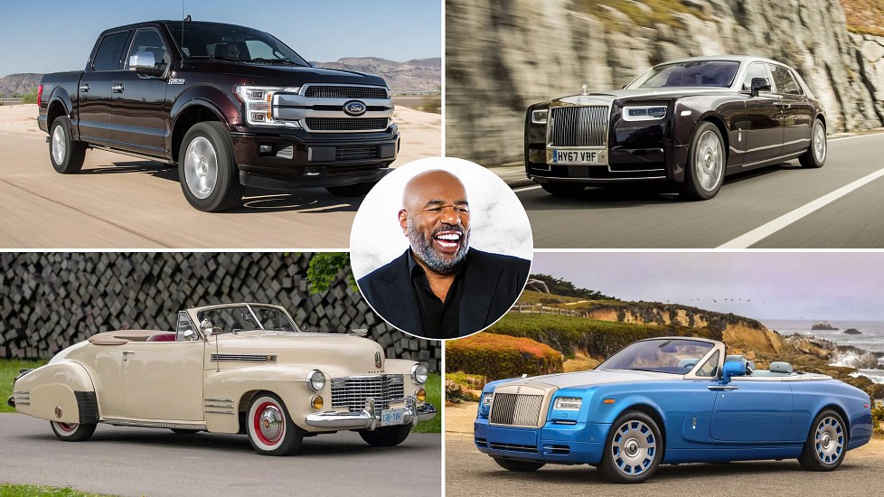 Family Feud Host Steve Harvey's Exquisite Car Collection Is Worth 2 Million Dollars