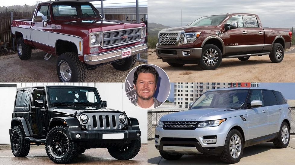 Check Out The Car Collection of American TV Personality Blake Shelton