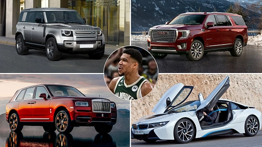 Take A Look At The Greek Freak Giannis Antetokounmpo's Car Collection