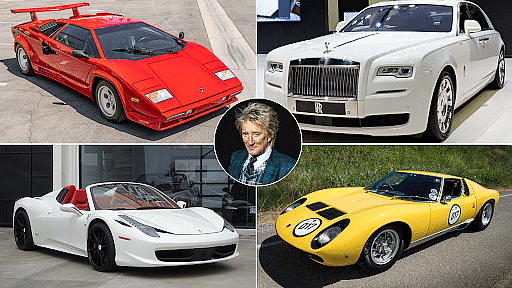 Rod Stewart a.k.a Rod The Mod’s Car Collection