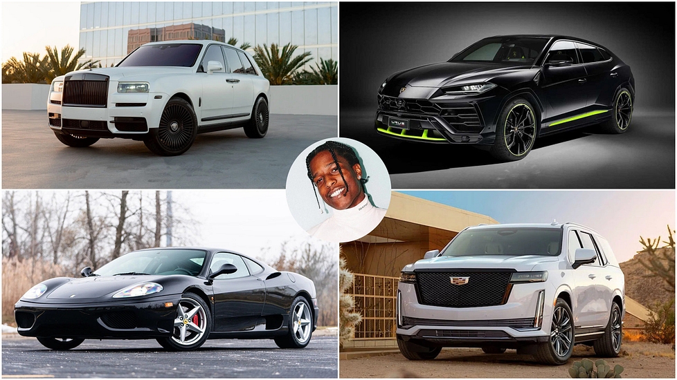 ASAP Rocky’s Striving and Prosperous Car Collection