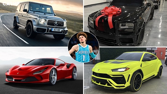 Take A Look At NBA Star LaMelo Ball’s Loud Car Collection