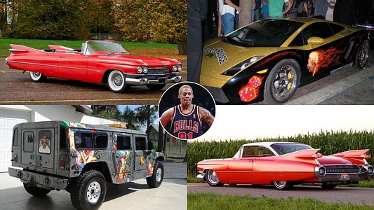 NBA Legend Dennis Rodman’s Small Yet "Look At Me" Car Collection