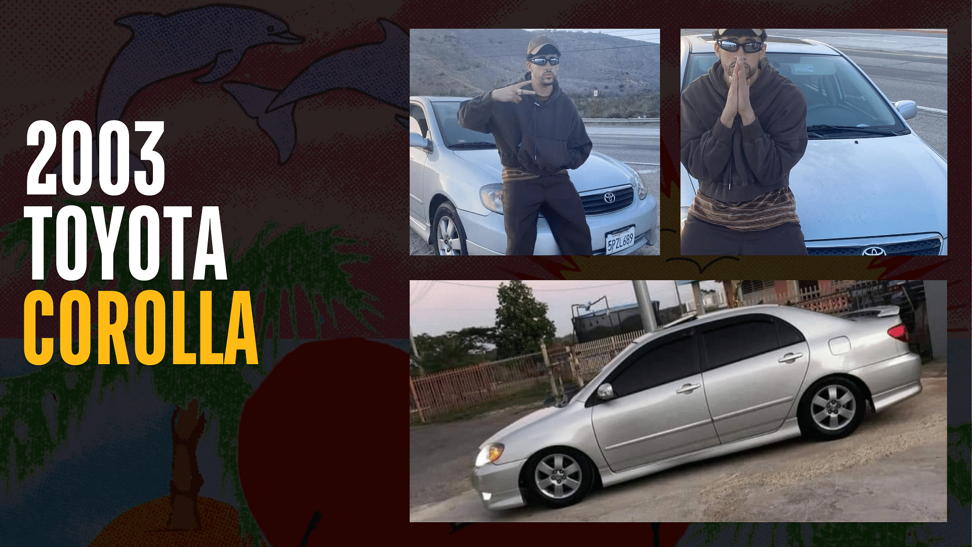 Bad Bunny, Car Collection, Toyota Corolla