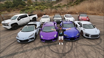 Check Out Youtuber TJ Hunt’s Car Collection