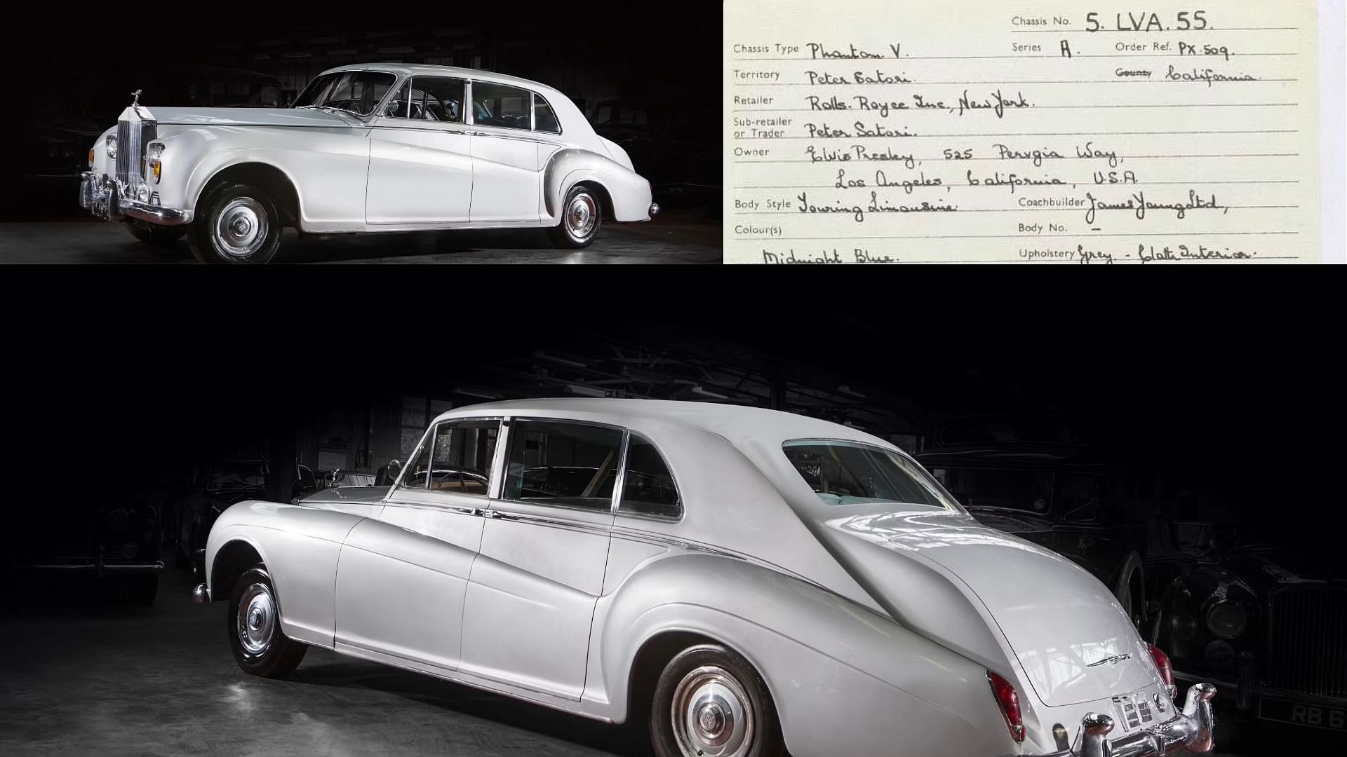 Elvis Presley's 1963 Rolls Royce Phantom V