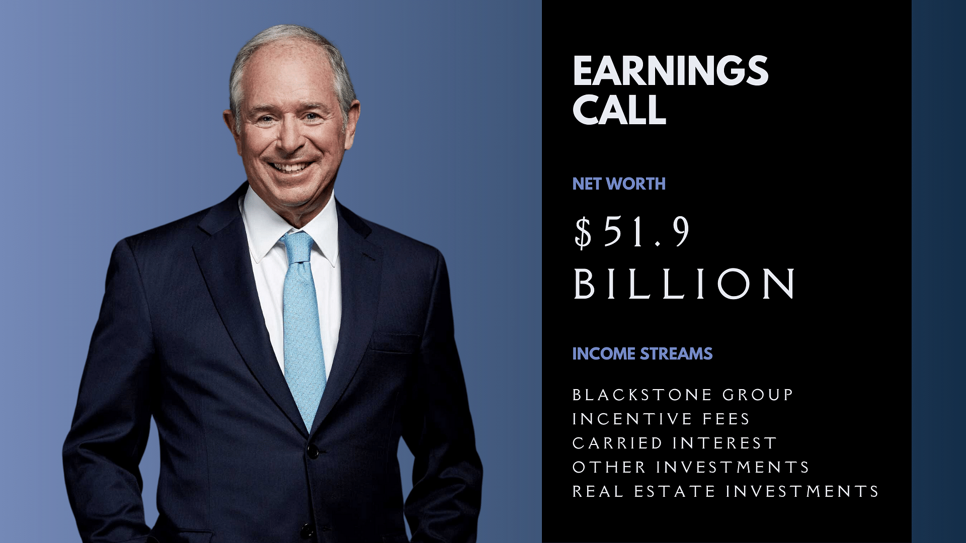 Stephen Schwarzman’s Net Worth