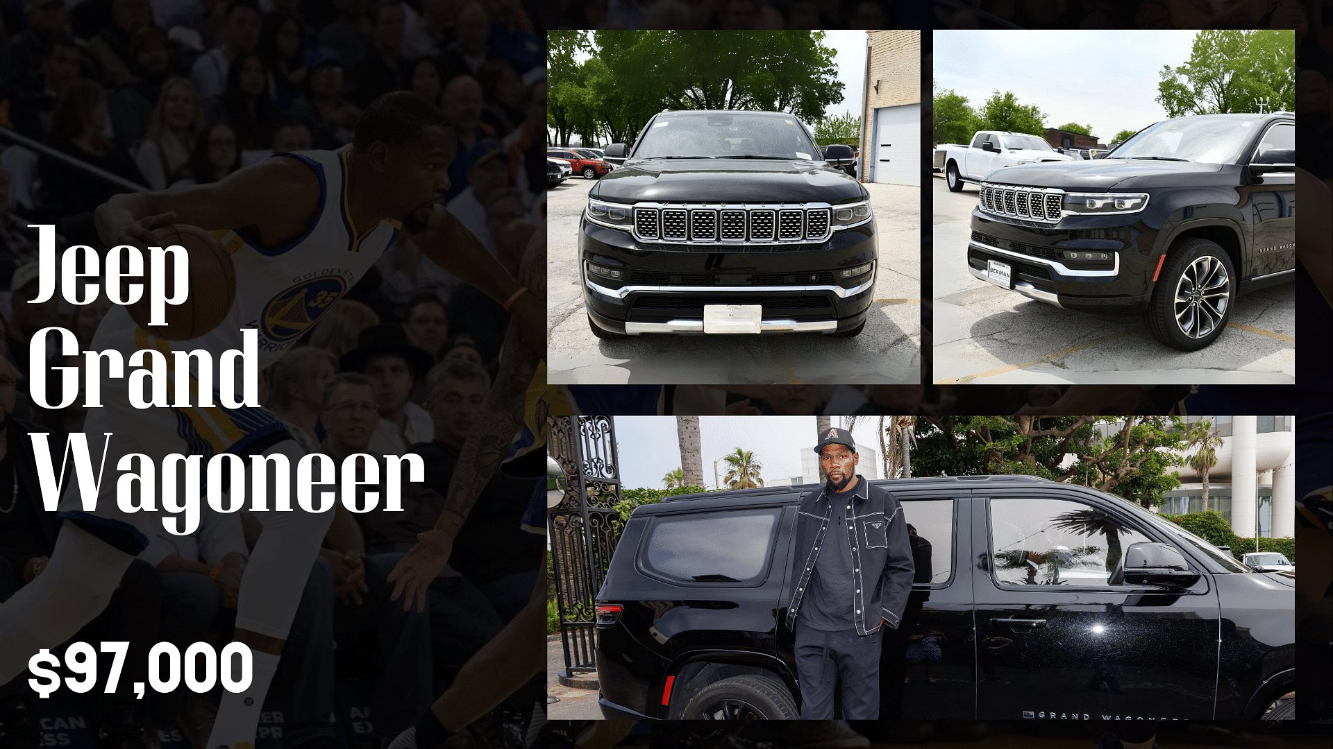 Kevin Durant's Jeep Grand Wagoneer