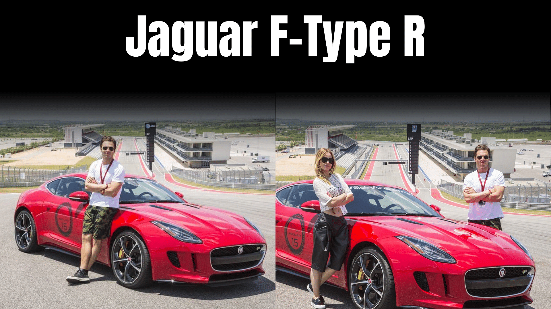 Sebastian Stan's Jaguar F-Type R