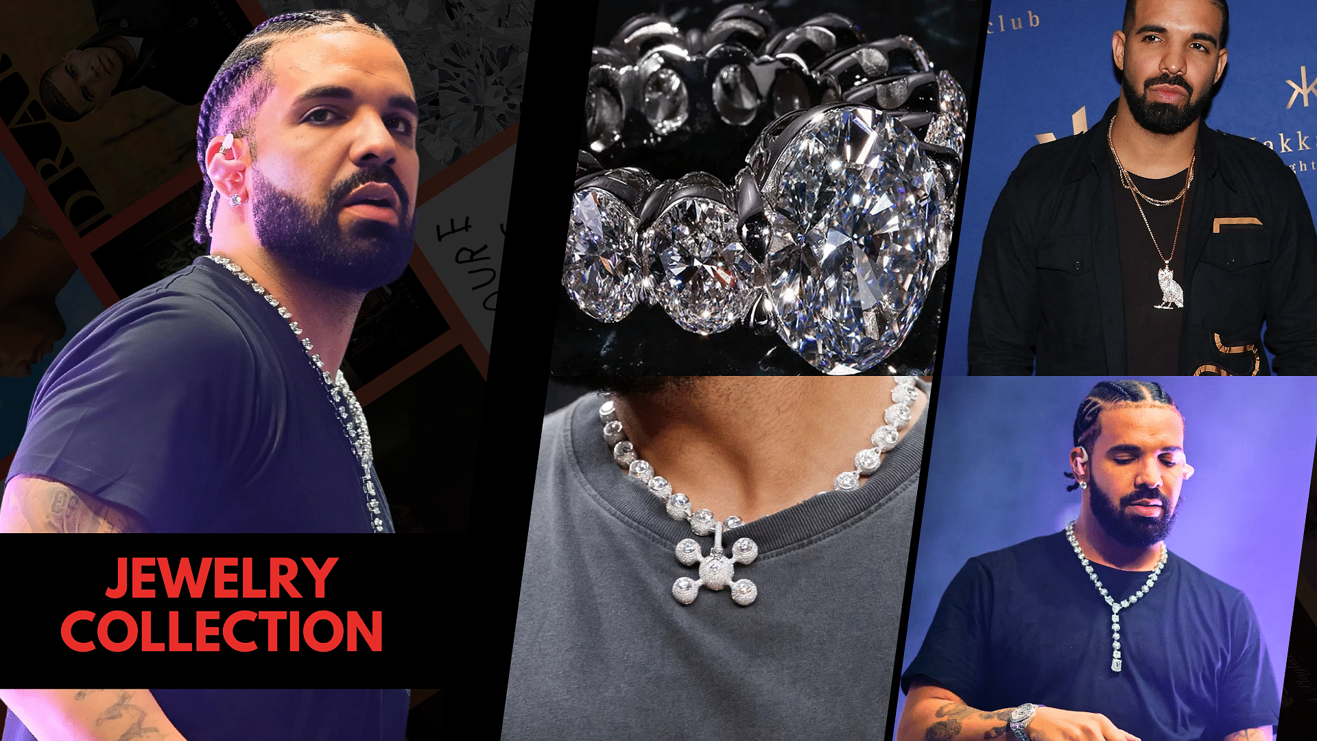 Drake's jewelry collection