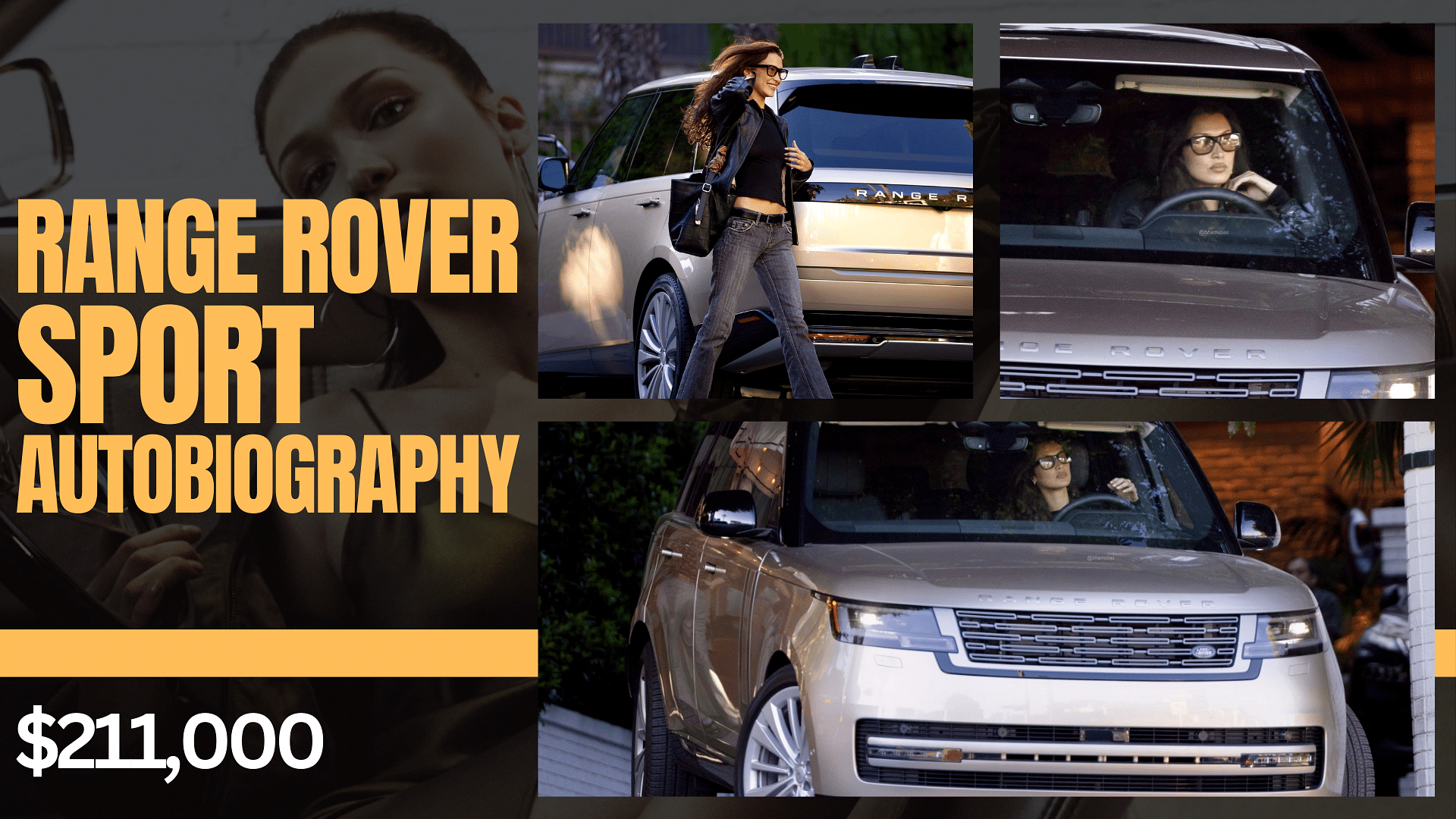 Bella Hadid's Range Rover Sport Autobiography