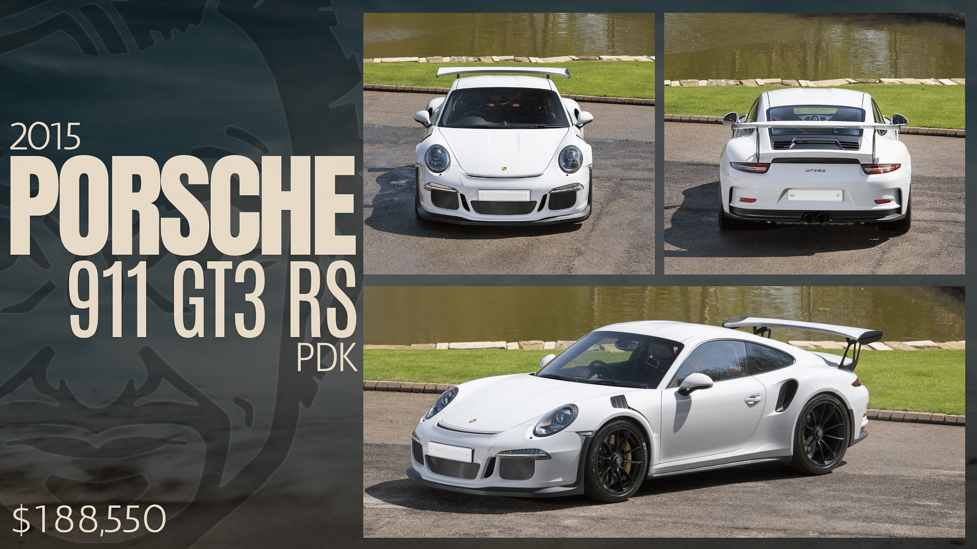 Richard Hammond’s white 2015 Porsche 911 GT3 RS PDK