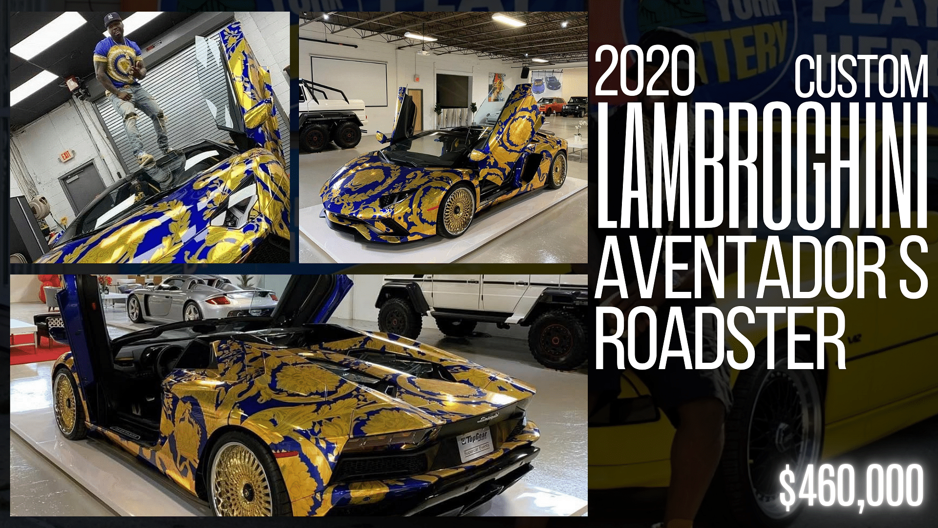 50 Cent's 2020 Lamborghini Aventador S Roadster Custom