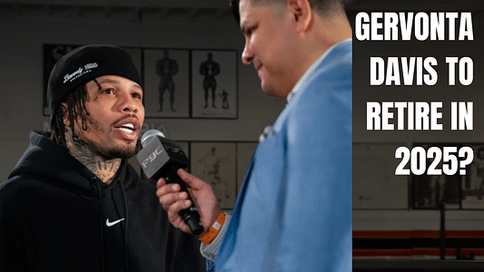 Boxing Star Gervonta Davis To Retire In 2025, Calls The Sport "Trash"