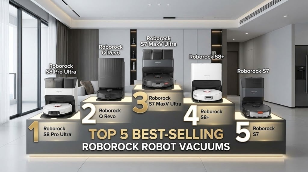 Top 5 Best-Selling Roborock Products Worth Buying in 2026