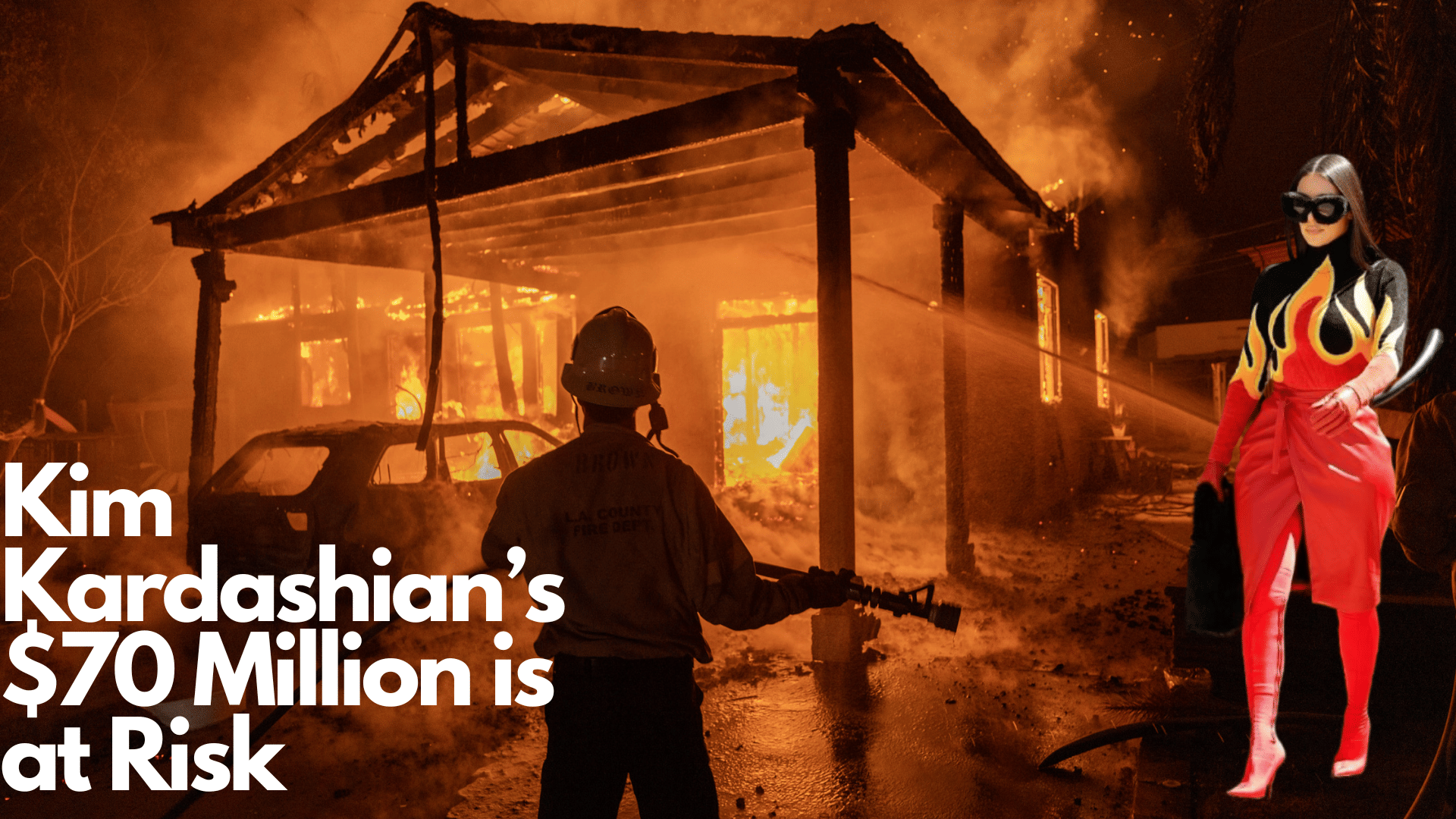 Kim Kardashian's $70M Malibu Home Threatened By Raging Wildfires ...