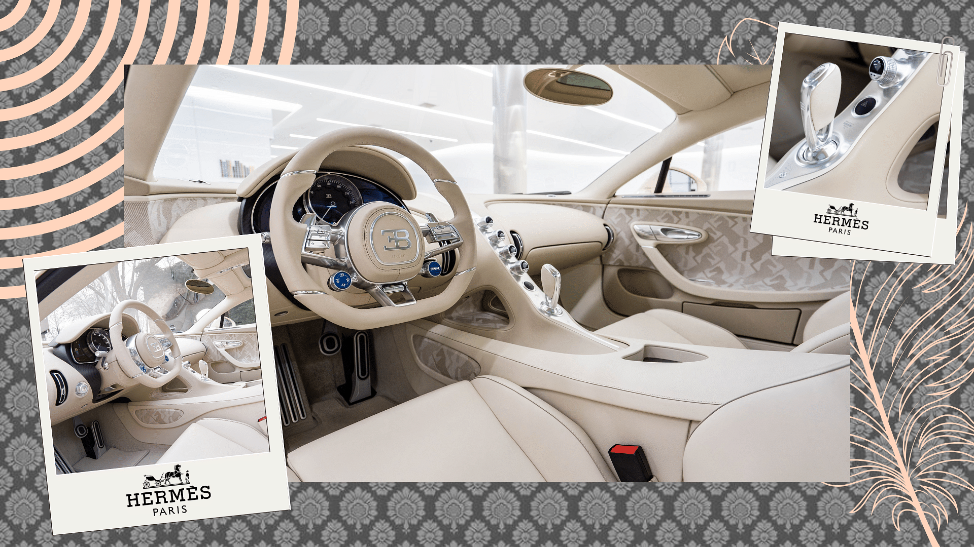 Bugatti Chiron Hermes Interior