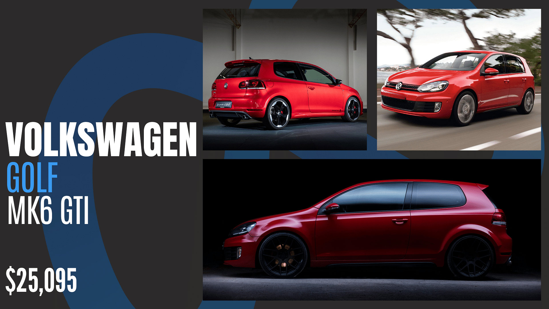 Mark Zuckerberg's red Volkswagen Golf Mk6 GTI