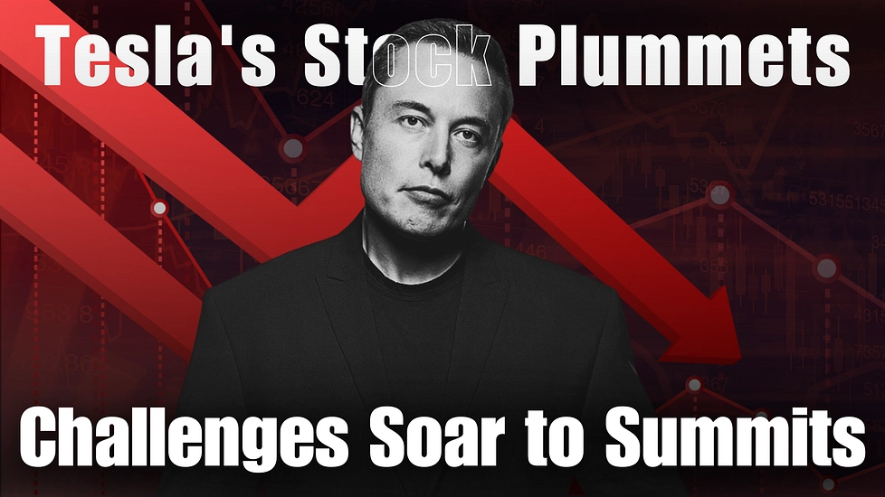 Tesla Shares Tank, Worst Drop In Last 5 Years