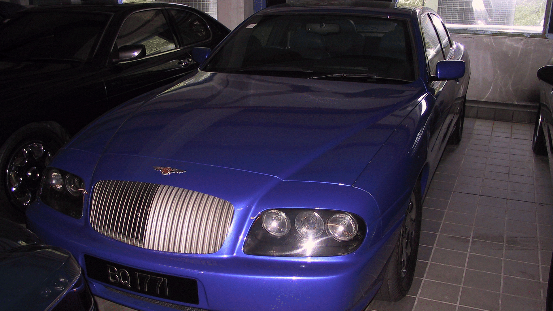 Sultan of Brunei's Bentley B2 shown in blue color