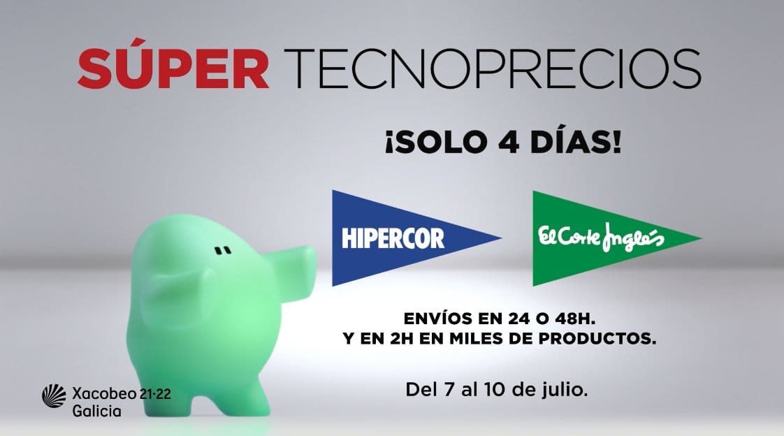 ¡Súper Tecnoprecios en Tablets: Hasta 25% de descuento en El Corte Inglés!