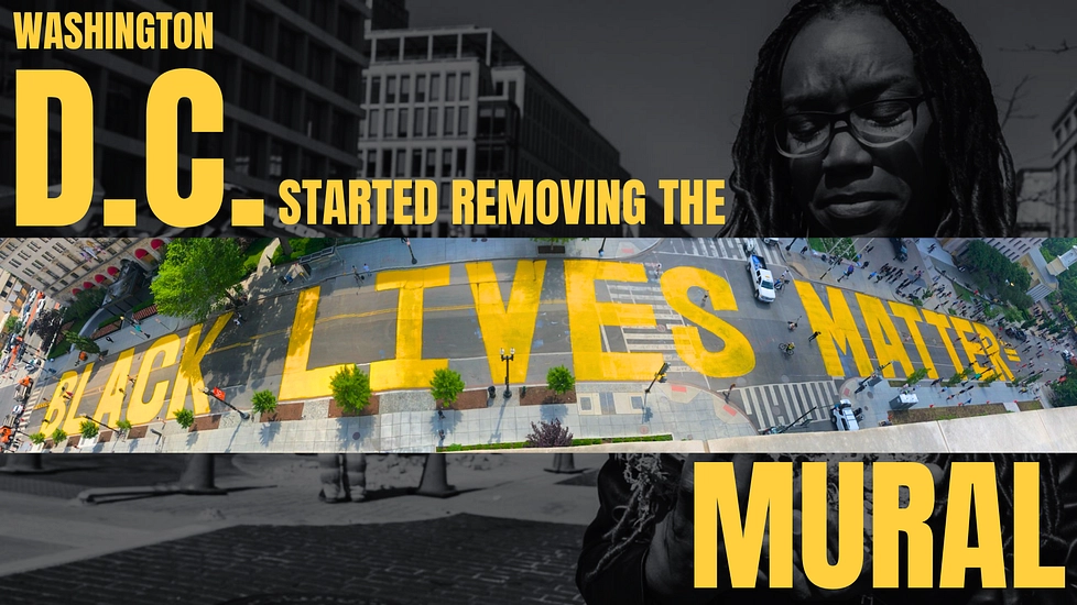 D.C. Begins Removal Of Black Lives Matter Mural