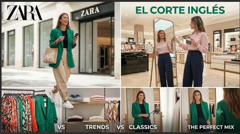 El Corte Inglés vs Zara: Women's Fashion Showdown