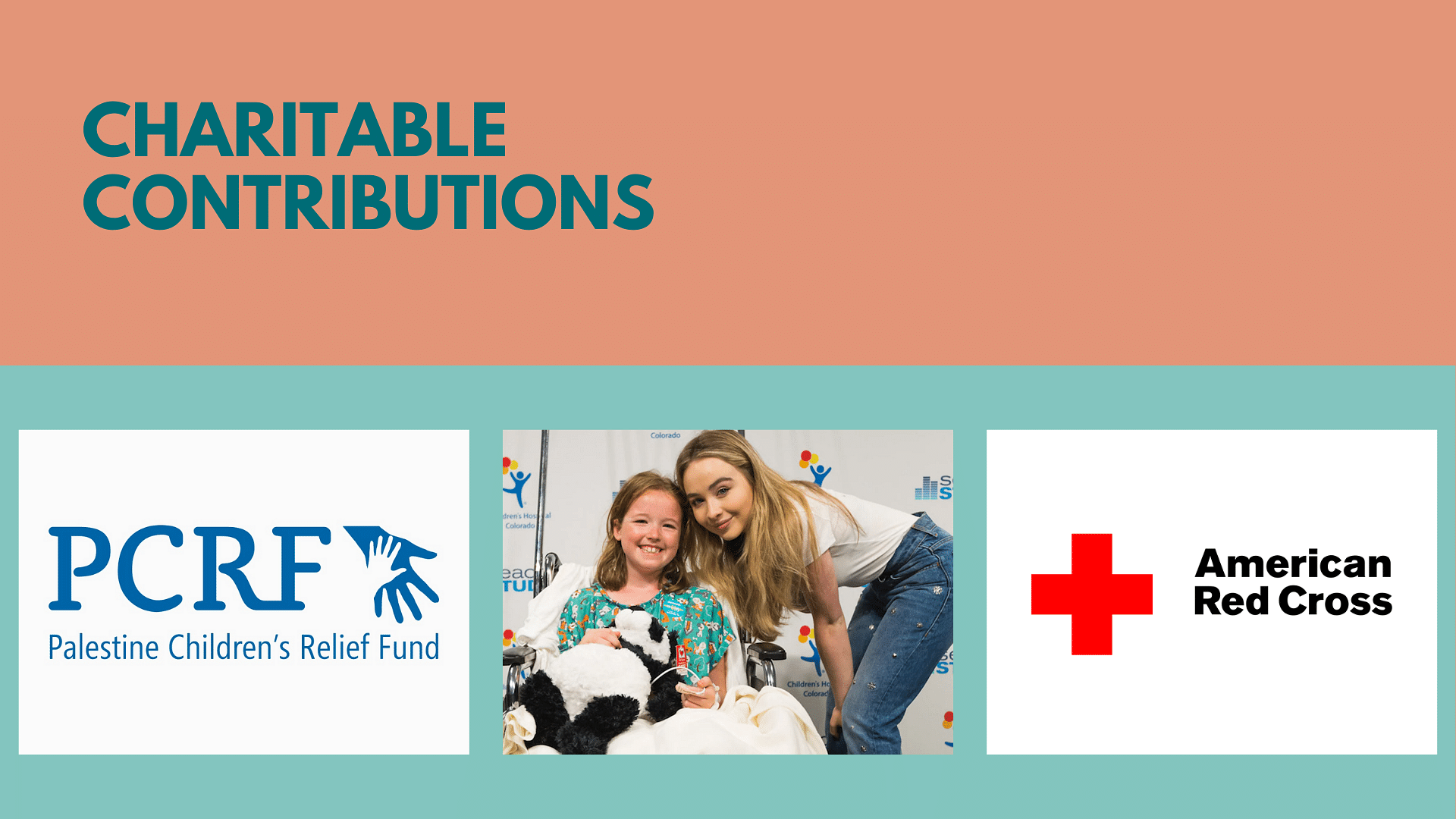 Sabrina Carpenter’s charitable contributions