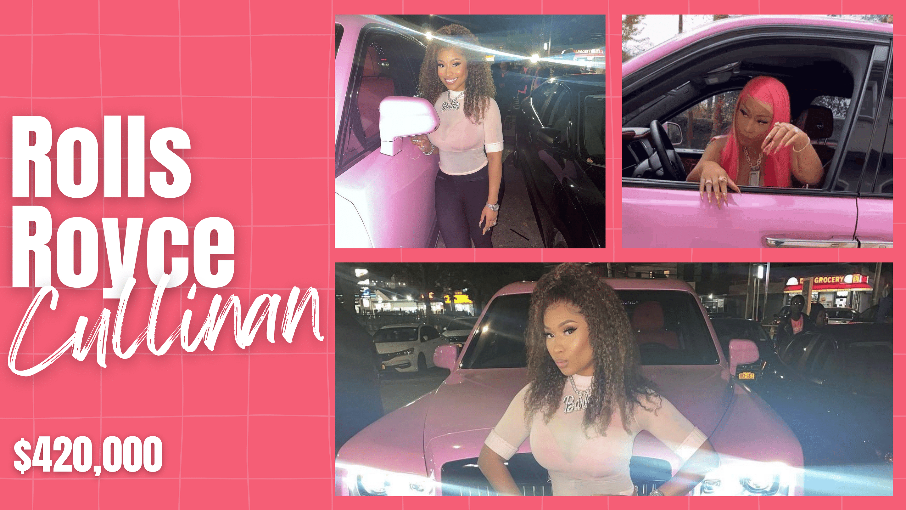 Nicki Minaj's Pink Rolls-Royce Cullinan