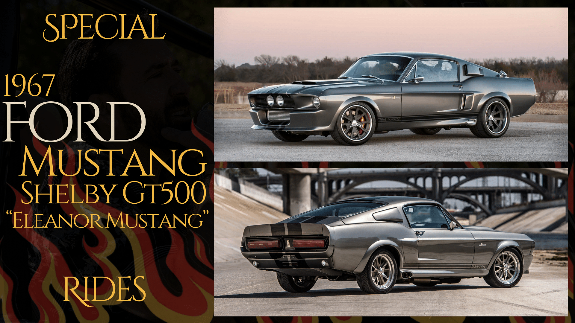 Nicolas Cage's 1967 Ford Mustang Shelby GT500 “Eleanor Mustang”