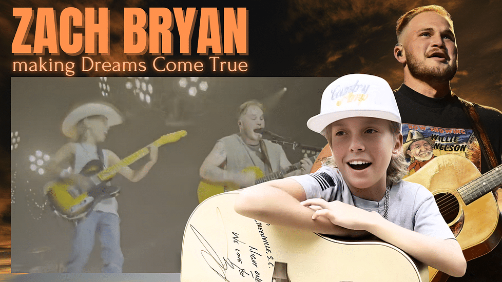 Young Guitarist’s Dream Comes True at Zach Bryan’s Music Show