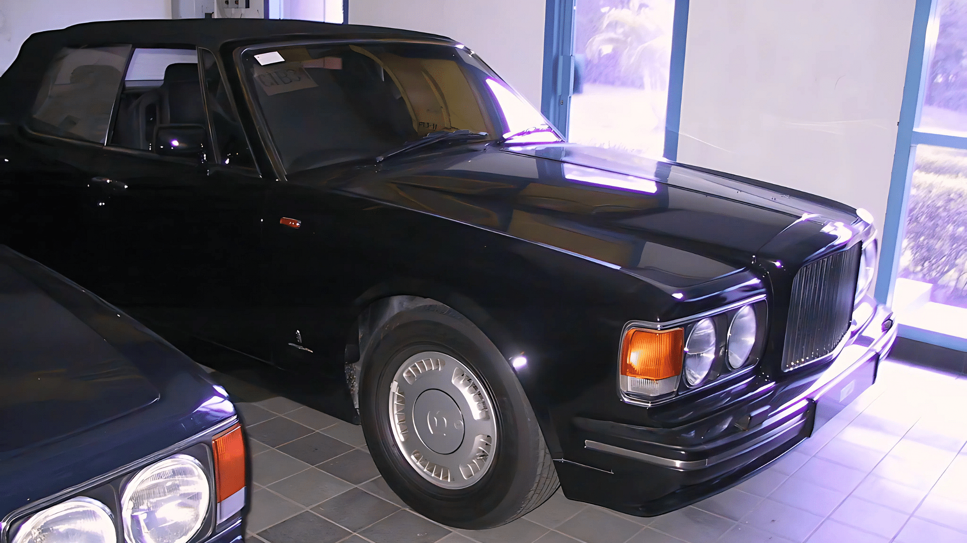 Sultan of Brunei's Bentley Turbo R shown in black color