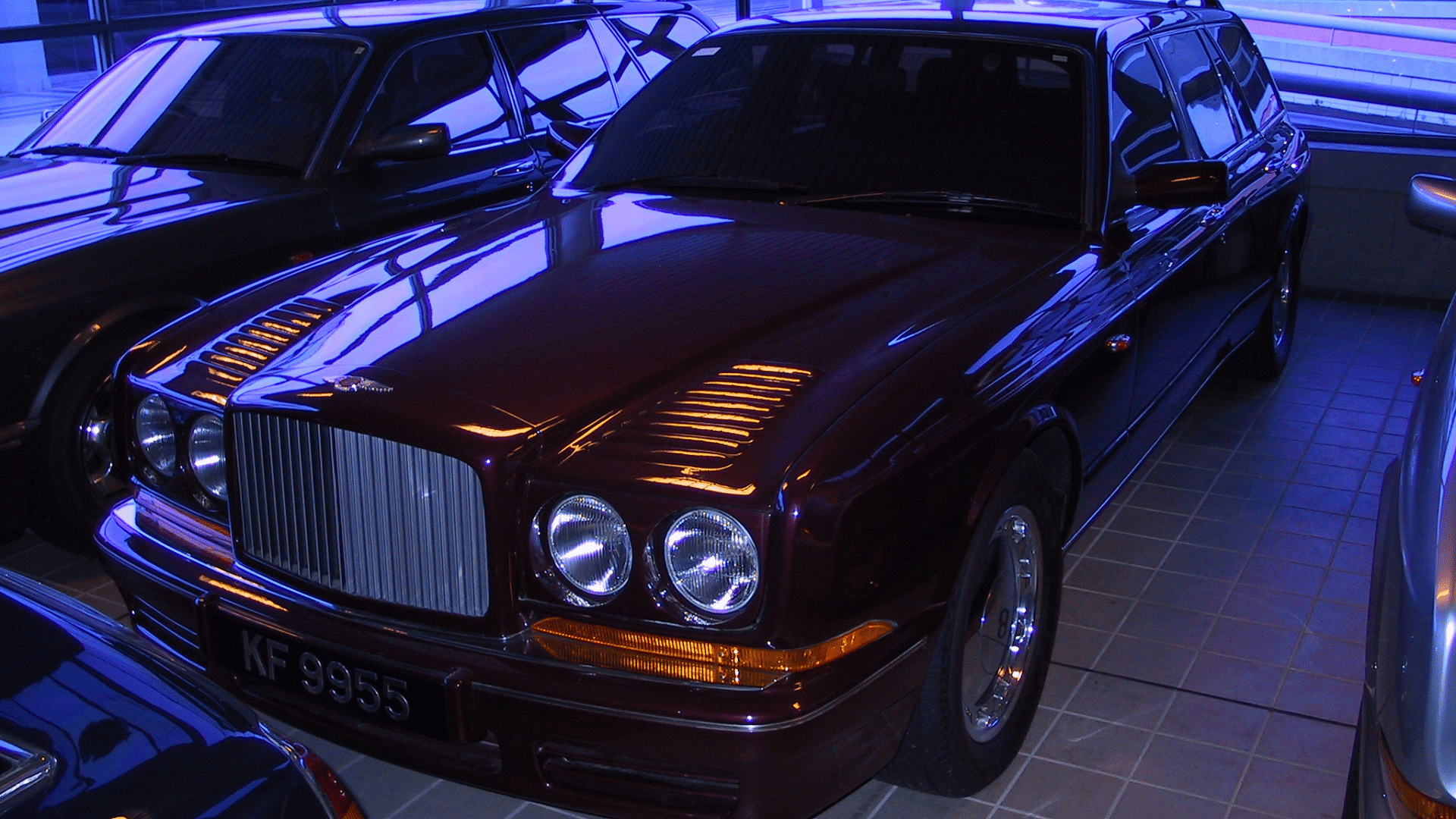 Sultan of Brunei's Bentley Continental R Sports Estate shown in maroon color