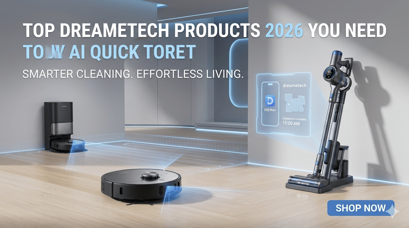 Top Dreametech Products for 2026 You Need for a Smarter Home