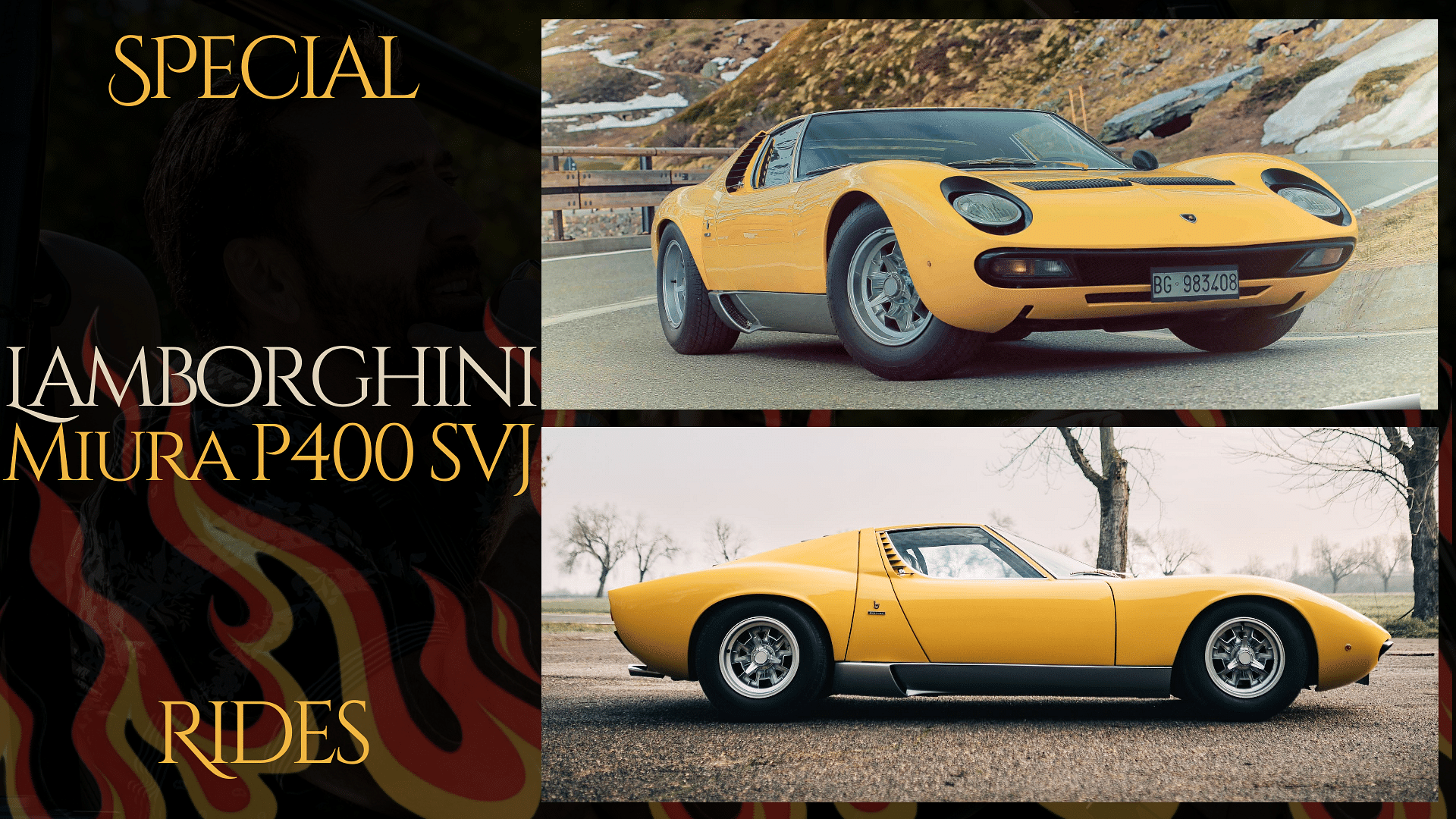 Nicolas Cage's Lamborghini Miura P400 SVJ