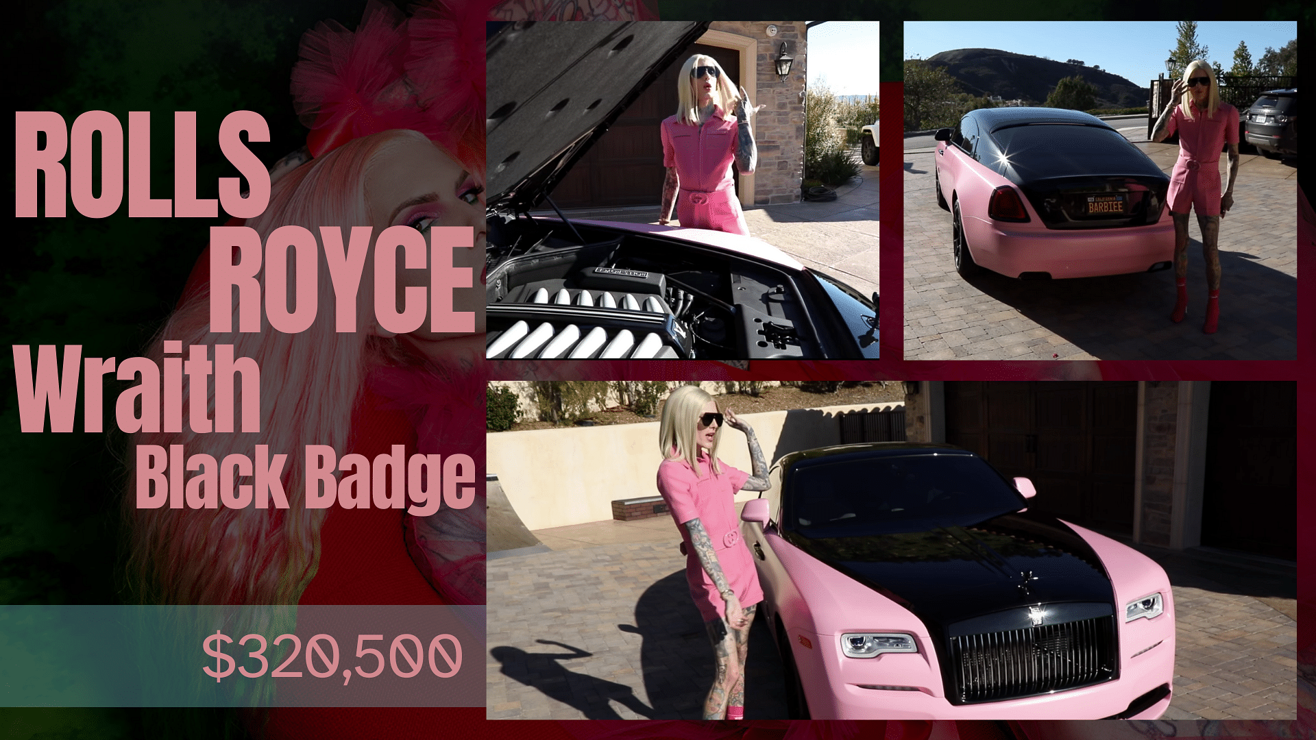 Jeffree Star's Rolls-Royce Black Badge Wraith