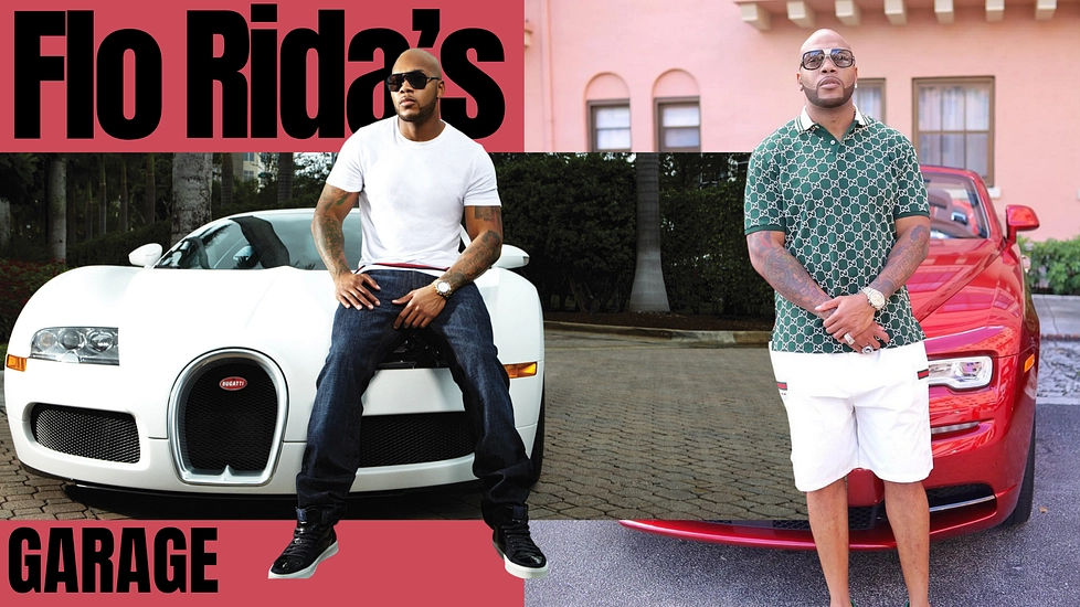 Flo Rida’s Car Collection Is Home To A Gold Bugatti