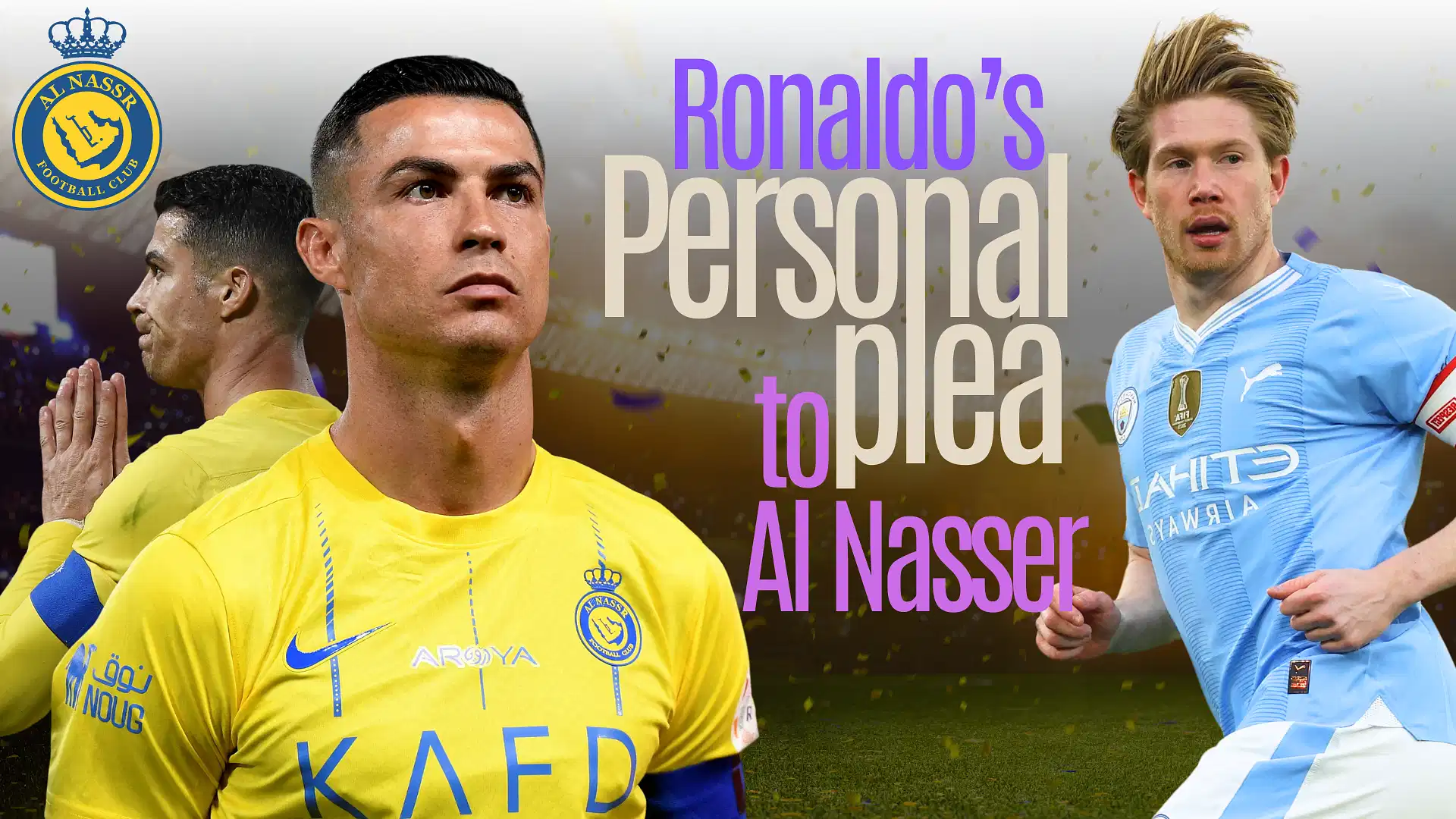 Cristiano Ronaldo Wants Kevin De Bruyne In Al-Nassr For A Jaw-Dropping Offer