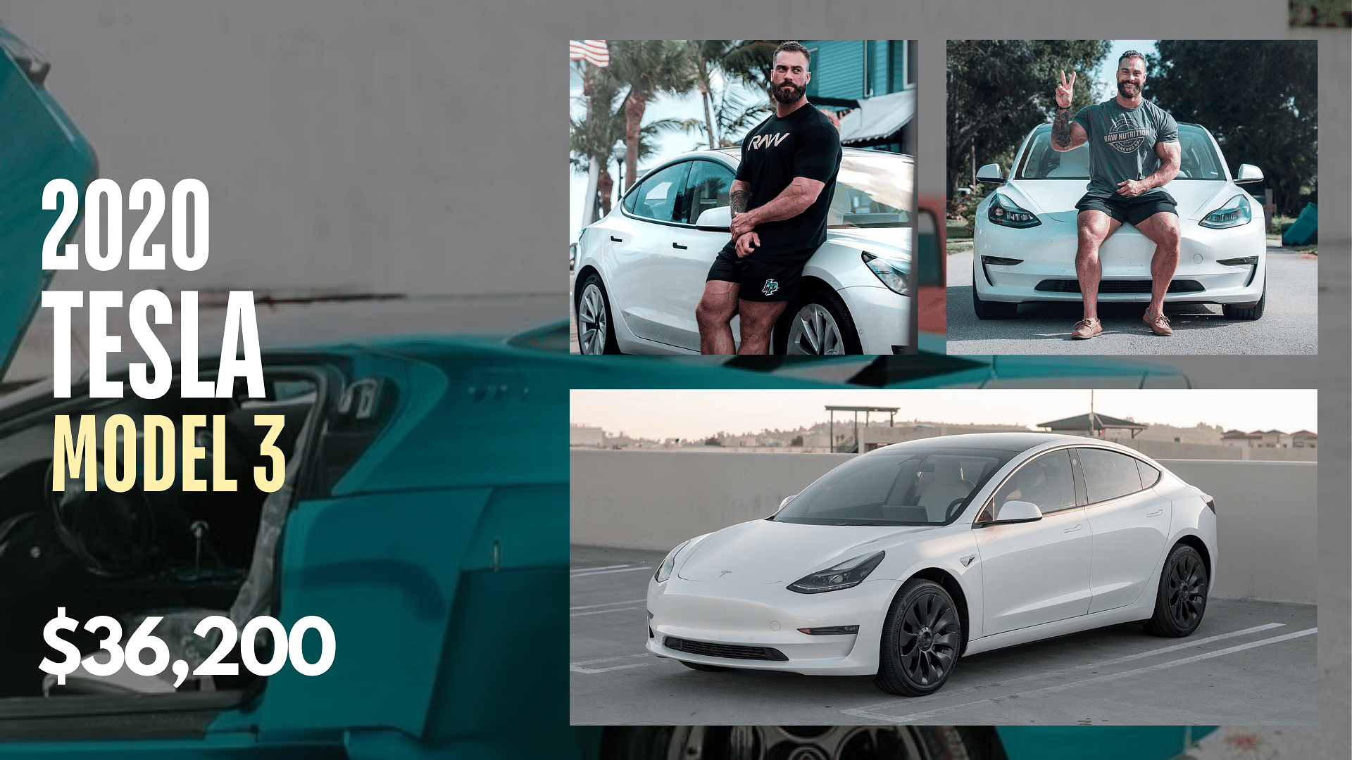 Chris Bumstead's 2020 Tesla Model 3