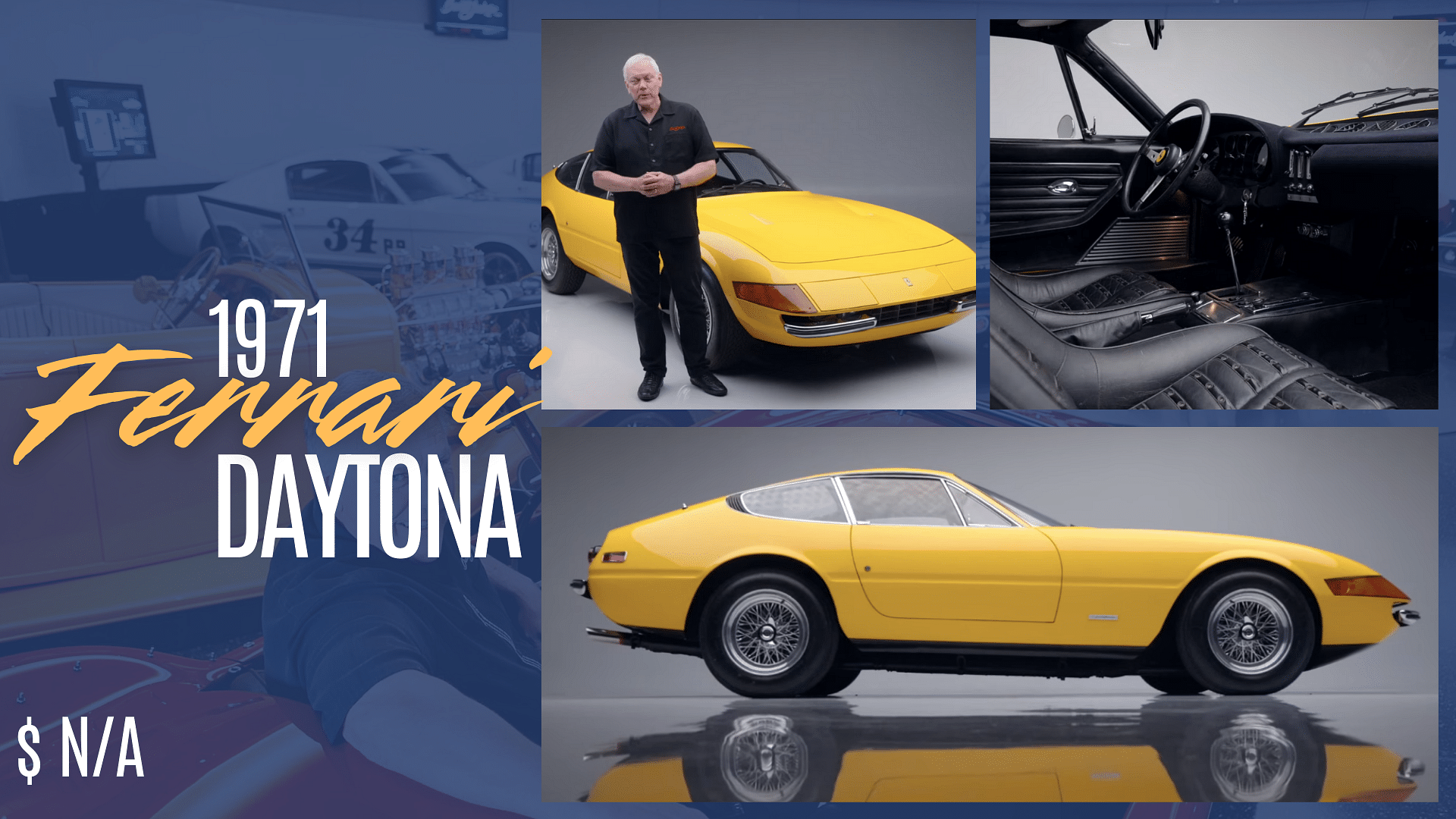 Craig Jackson's yellow Ferrari Daytona