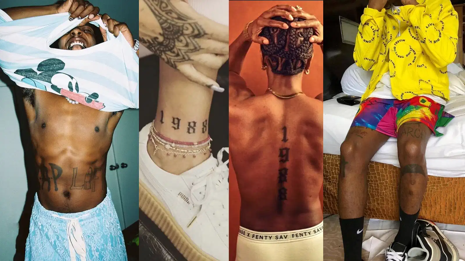 The Surprising Symbolism Hiding In A$AP Rocky’s Tattoos