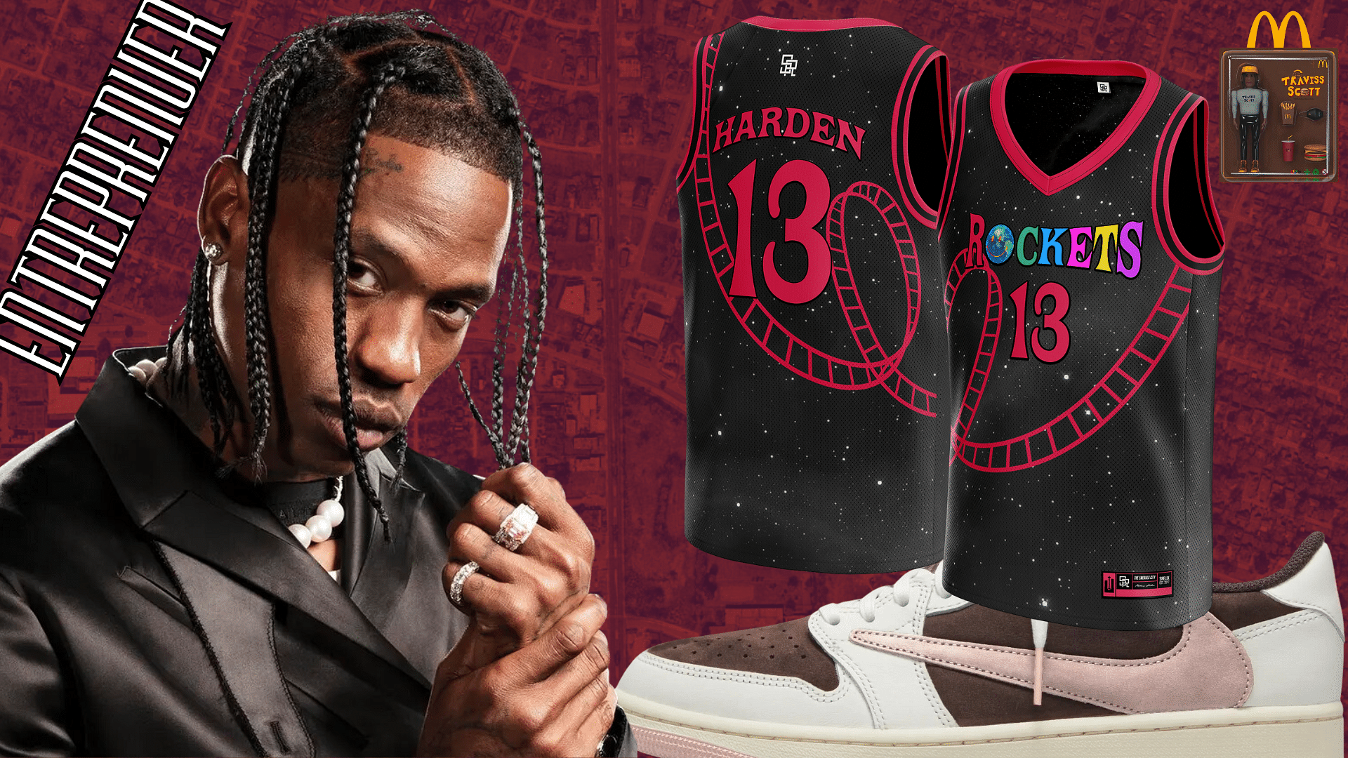 Travis Scott's other businesses and collaboration that  carries the culture with him