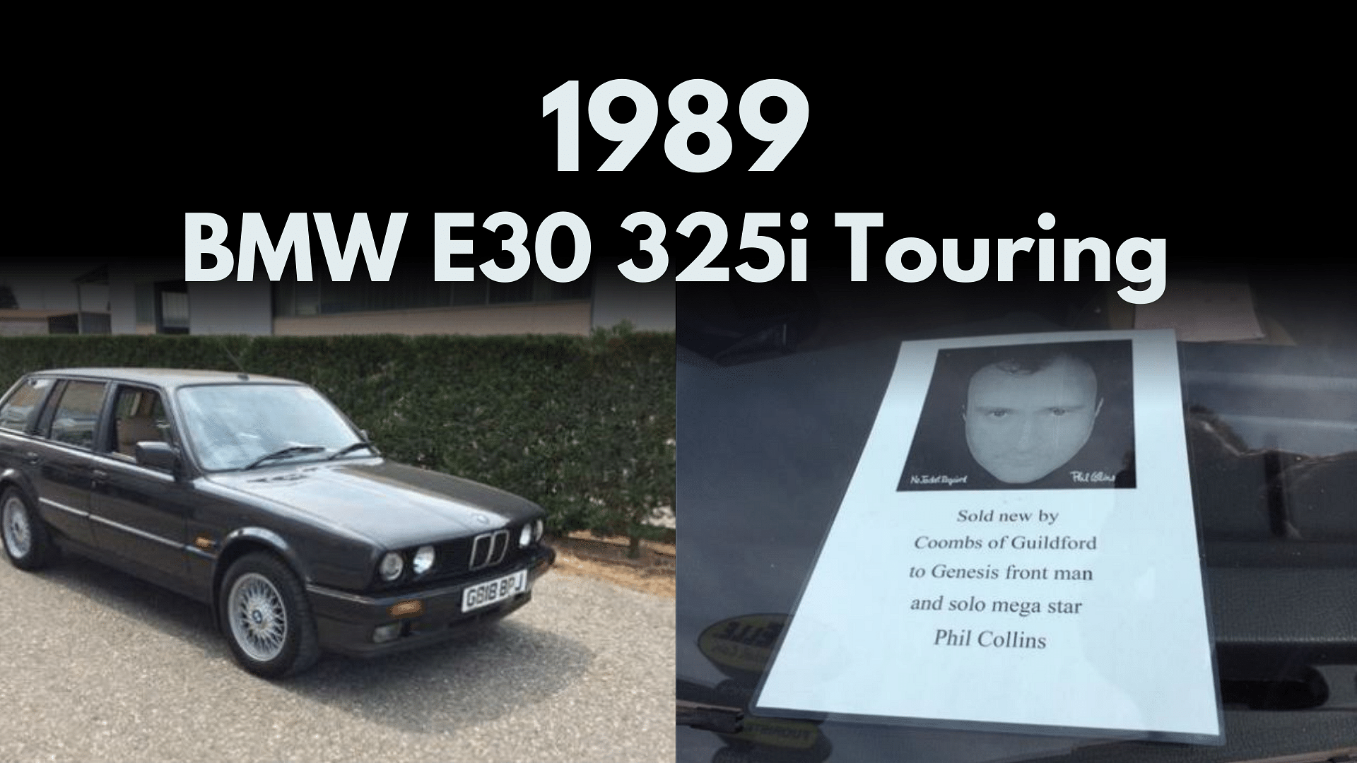 Phil Collins' BMW E30 325i Touring