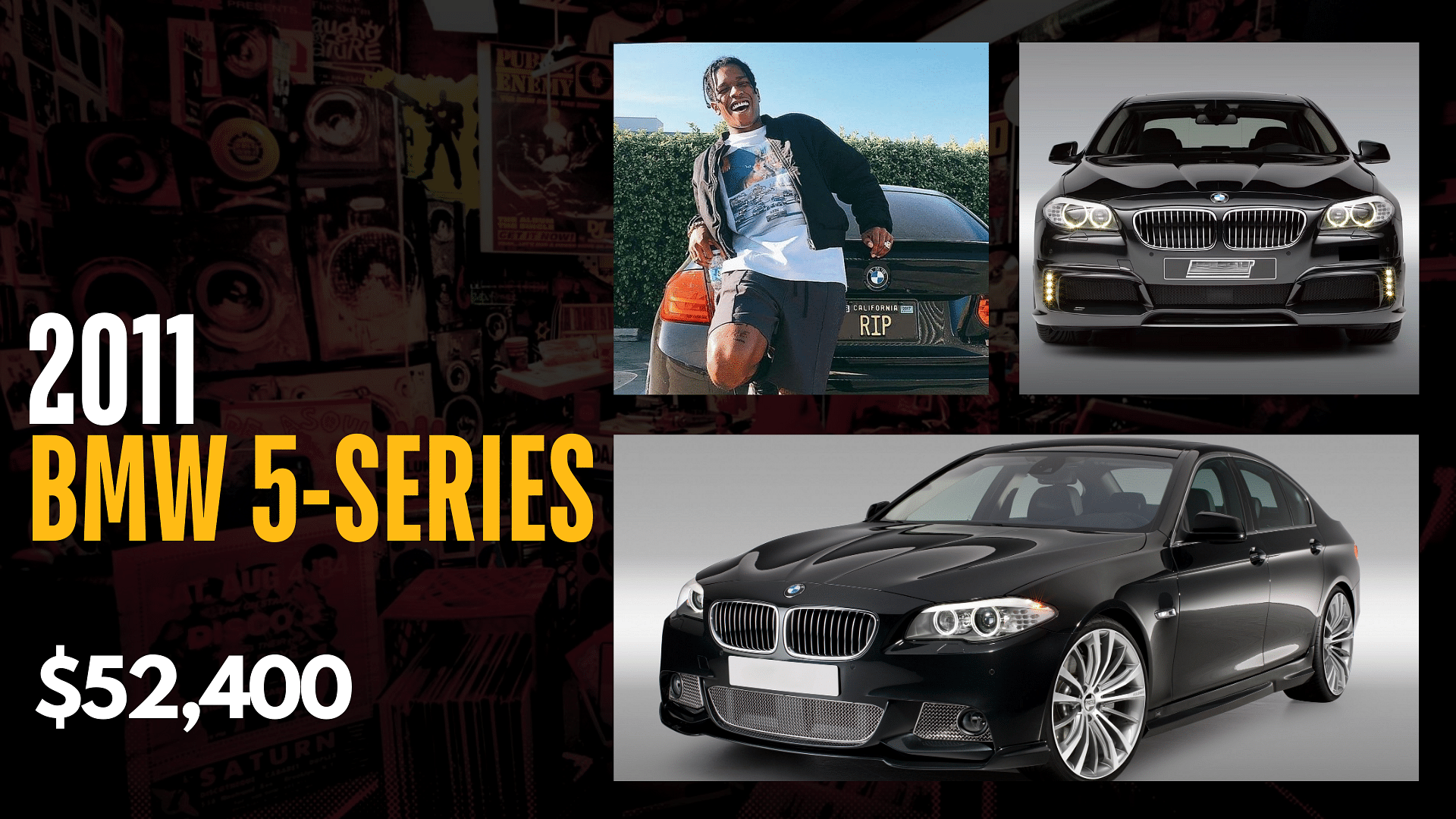 ASAP Rocky, ASAP Rocky Car Collection, ASAP Rocky BMW 5-Series