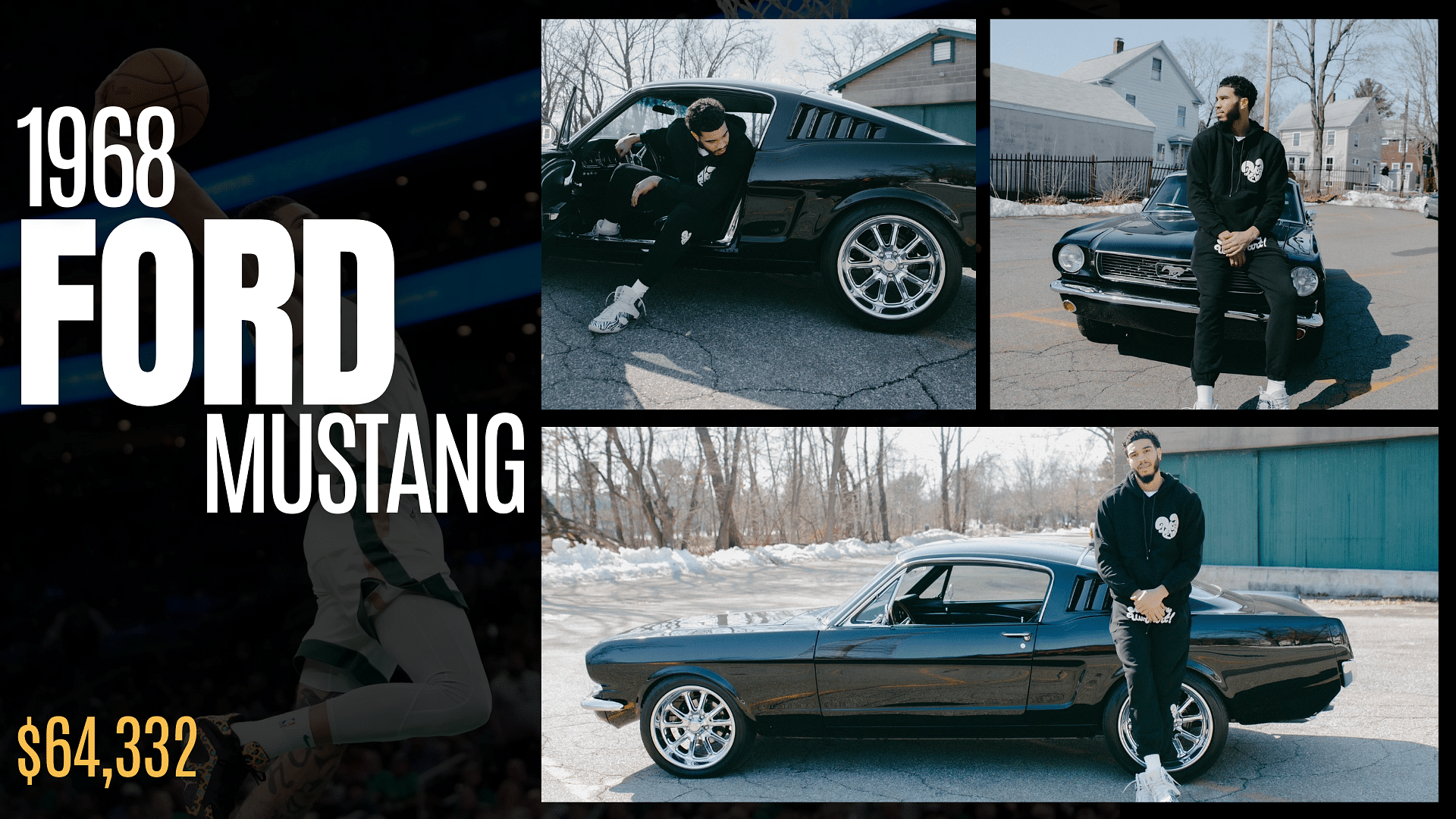 Jayson Tatum's 1968 Ford Mustang