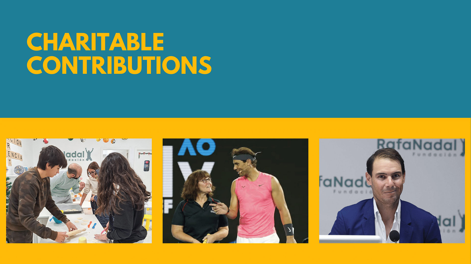 Rafael Nadal’s Charitable Contributions