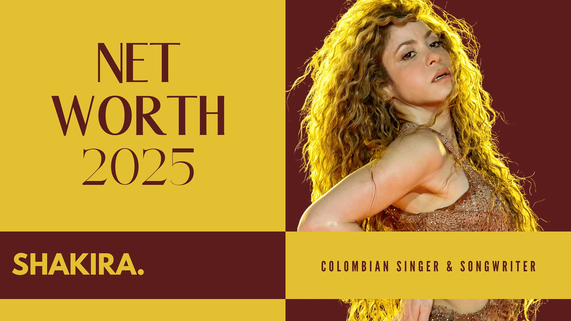 Shakira’s Net Worth